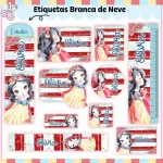 Etiqueta Branca de Neve Para Imprimir