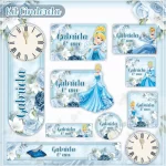 Etiqueta Escolar Cinderela Para Imprimir