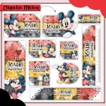 Etiqueta Escolar Mickey Para Editar