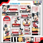 Etiqueta Escolar Mickey Para Imprimir