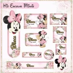 Etiqueta Escolar Minnie Fada