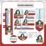Etiqueta Escolar Personalizada Mulher Maravilha