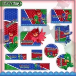 Etiqueta Escolar Pj Masks Para Imprimir