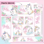 Etiqueta Escolar Unicórnio Para Imprimir