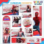 Etiqueta do Homem Aranha Para Imprimir
