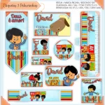 Etiquetas Escolares 3 Palavrinhas