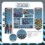 Etiquetas Escolares Personalizadas Fortnite