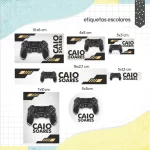 Etiquetas Escolares Video Game
