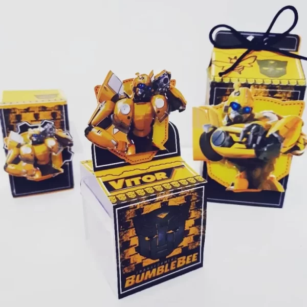 Festa Decoração Bumblebee Studio e Pdf - Imagem 4