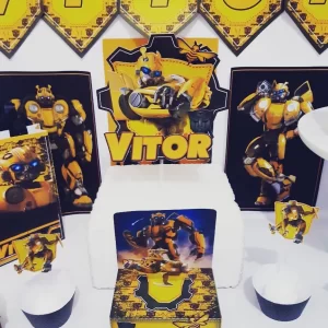 Festa Decoração Bumblebee Studio e Pdf