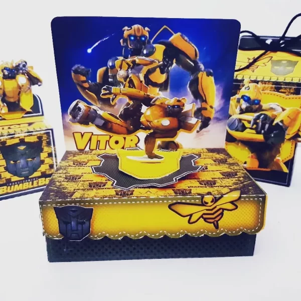 Festa Decoração Bumblebee Studio e Pdf - Imagem 3