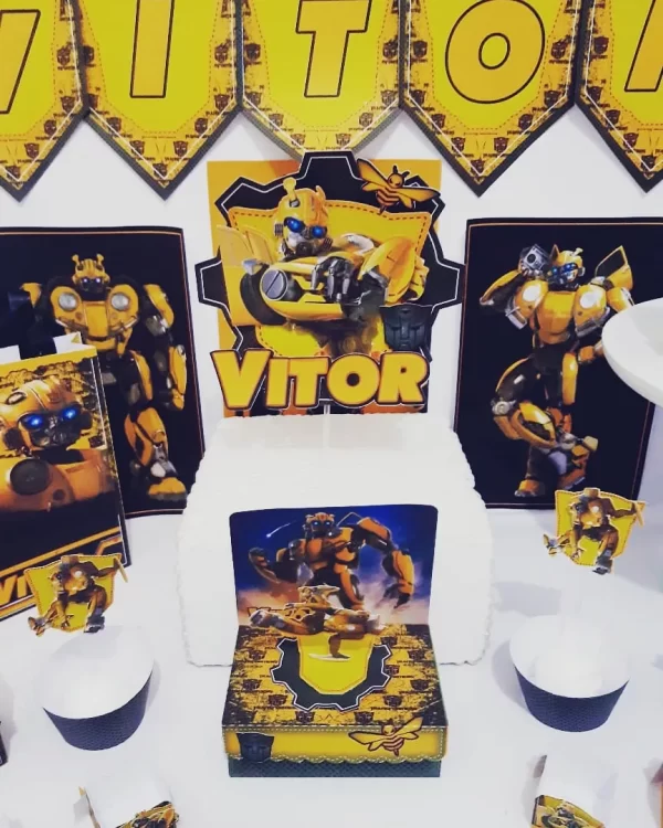 Festa Decoração Bumblebee Studio e Pdf