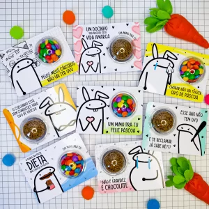 Decoração Coelho Flork Studio, Png e Pdf