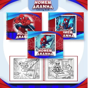 Livro Homem Aranha Colorir Pintar Pdf