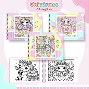 Livro Unicórnios Para Colorir Pintar Pdf