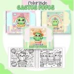Livro de Colorir Cacto Para Pintar Pdf