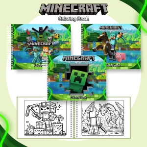 Livro de Colorir Minecraft Pintar Pdf