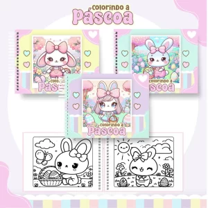 Livro de Colorir Pascoa Para Imprimir Pdf