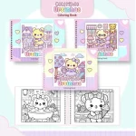 Livro de Colorir Ursinhos Kawaii Pintar Pdf