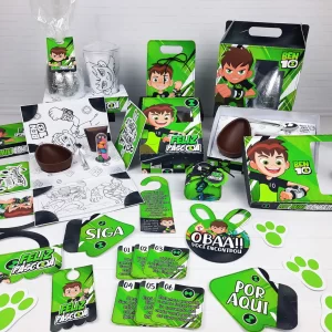 Tema Páscoa do Ben 10 Studio e Pdf
