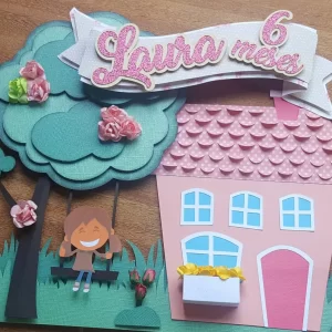 Tema Topo de Bolo Casa Nova Studio para festa temática
