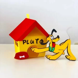 Topo de Bolo Pluto Studio – Arquivo digital para festa infantil e decoração de bolo