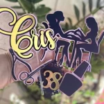 Tema Topo de Bolo de Manicure Studio