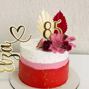 Topo de Bolo Folha Plissada Studio para festa infantil temática