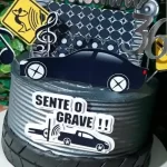 Topo de Bolo Automotivo Studio