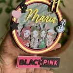 Topo de Bolo Black Pink Para Imprimir Studio