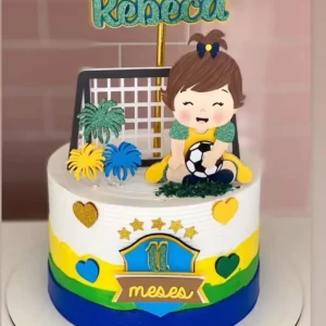 Topo de Bolo Brasil Studio para festa de aniversário e decoração temática