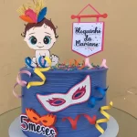 Topo de Bolo Carnaval Infantil Studio