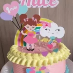 Topo de Bolo Chuva de Amor Para Imprimir