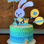 Topo de Bolo Coelhinho da Pascoa Studio