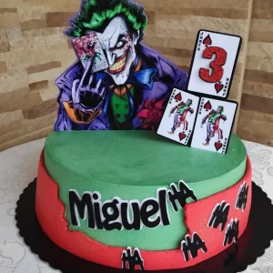 Topo de Bolo Coringa Studio para festa de aniversário e decoração temática