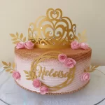 Topo de Bolo Coroa Para Imprimir Studio