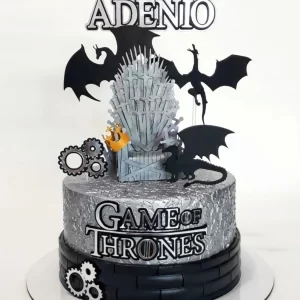 Topo de Bolo Game of Thrones Studio para festa de aniversário e decoração temática