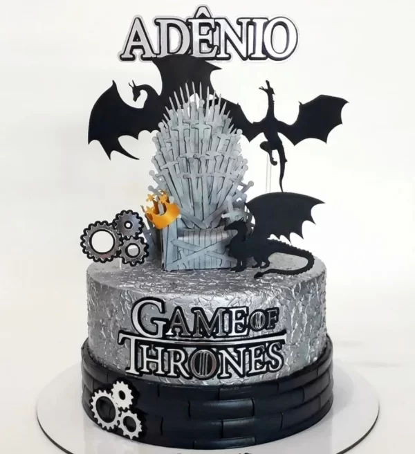 Topo de Bolo Game of Thrones Para Imprimir