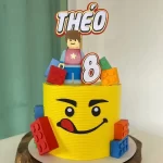 Topo de Bolo Lego Para Imprimir Studio