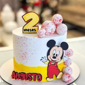 Topo de Bolo Mickey Mouse Studio para festa infantil temática
