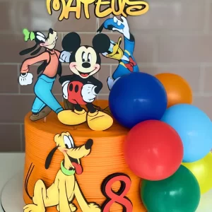 Topo de Bolo Mickey e Sua Turma Studio para festa infantil temática