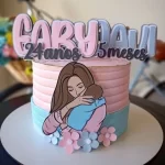 Topo de Bolo Para Mãe Aniversário Studio