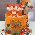 Topo de Bolo Raposa Para Imprimir Studio