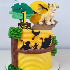 Topo de Bolo Rei Leão Studio – Arquivo digital para festa infantil e decoração de bolo