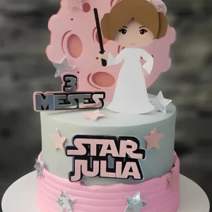 Topo de Bolo Star Wars Studio para festa de aniversário e decoração temática