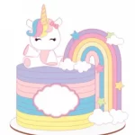 Topo de Bolo Unicornio Para Imprimir Studio