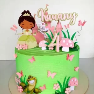 Topo de Bolo Princesa Tiana Studio para festa de aniversário e decoração temática