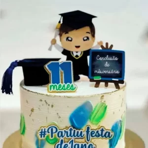 Topo de Bolo de Formatura do ABC Studio – Arquivo digital para festa infantil e decoração de bolo