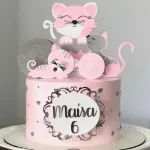 Topo de Bolo de Gato Para Imprimir Studio