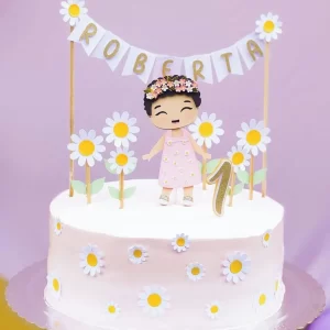 Topper de Bolo Margarida Para Imprimir